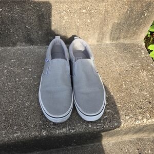 Vans Light Gray Slip-On‎ Loafers